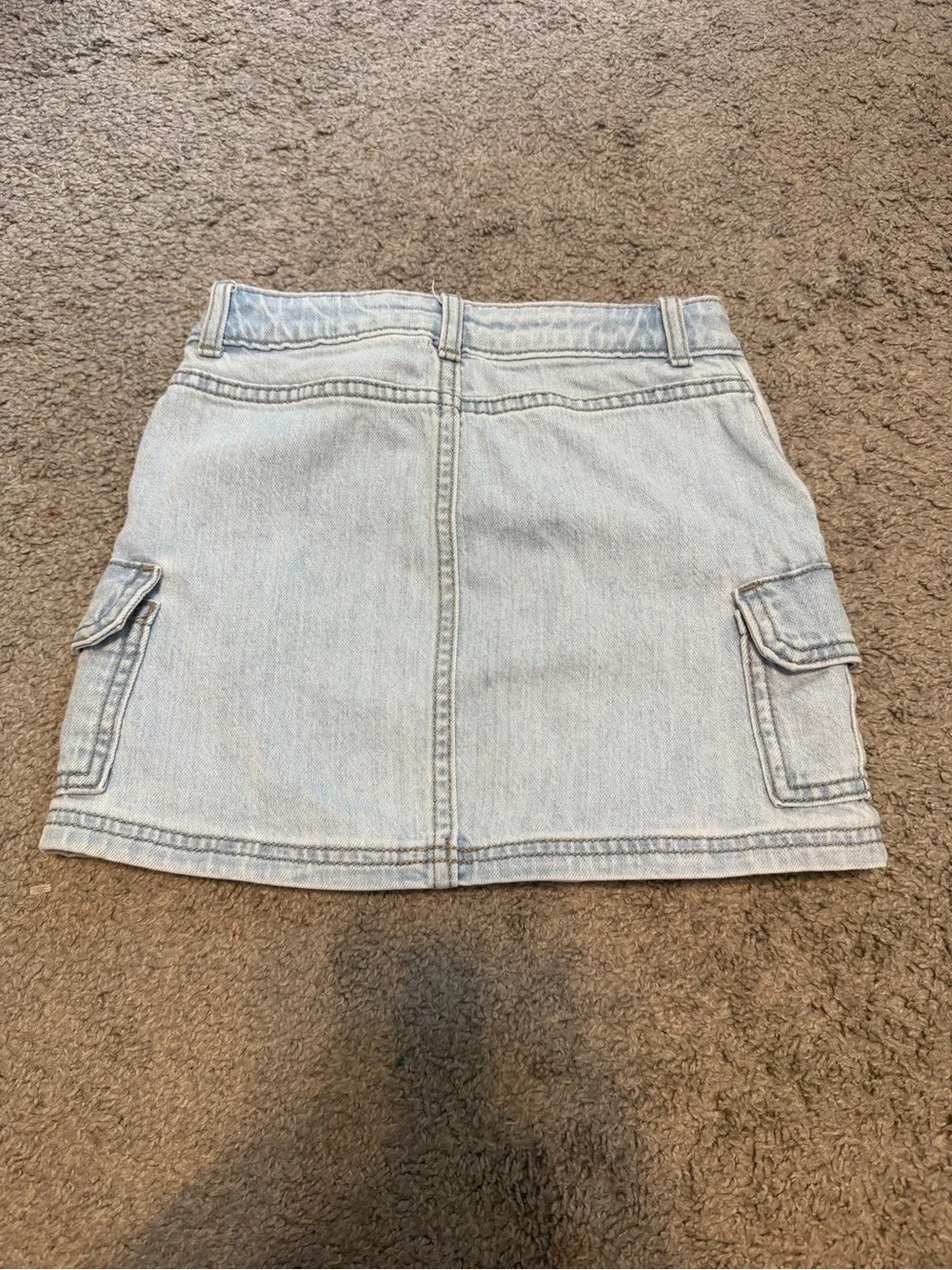 Cat & Jack Light Blue Denim Cargo  Skirt